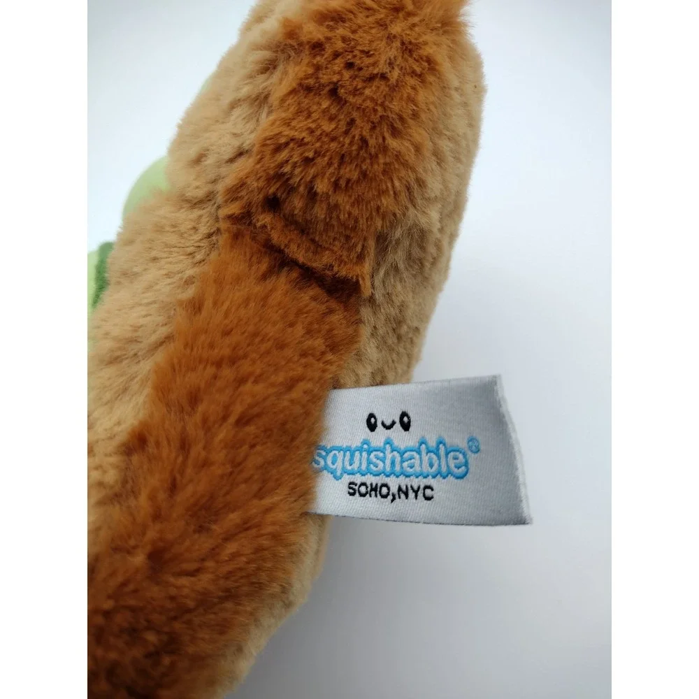 Squishable Avocado Toast Plush 7 Inch Comfort Food Soft Brown Green 2021‎ Toy